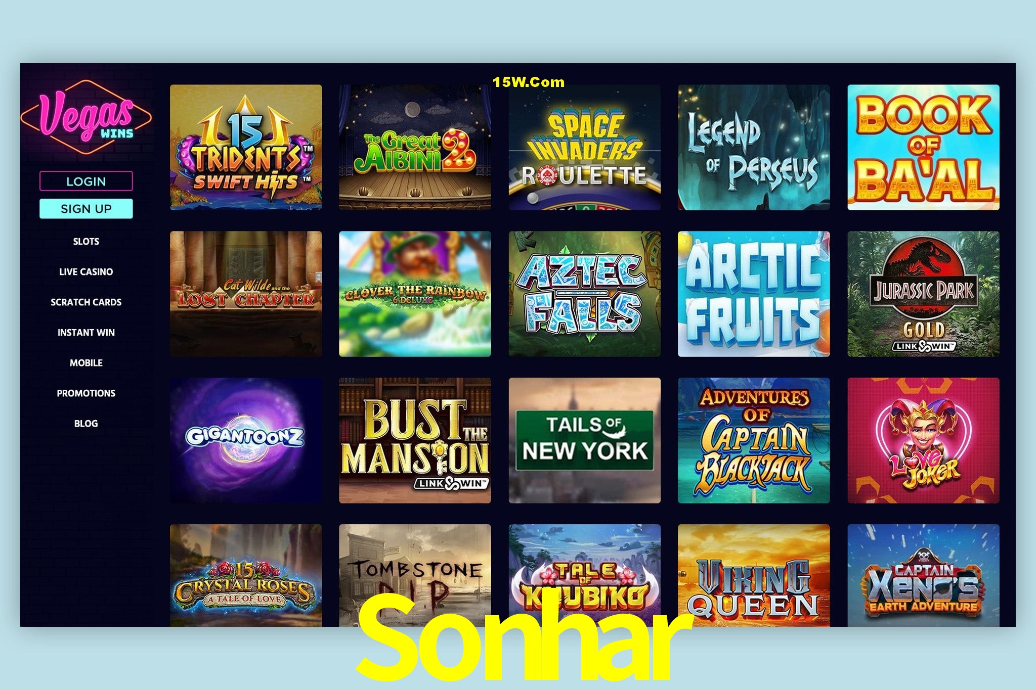 Bonus Features Sonhar